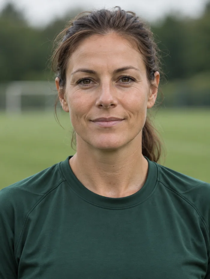 Illustrative close-up portrait for Dana Whitfield’s coaching profile