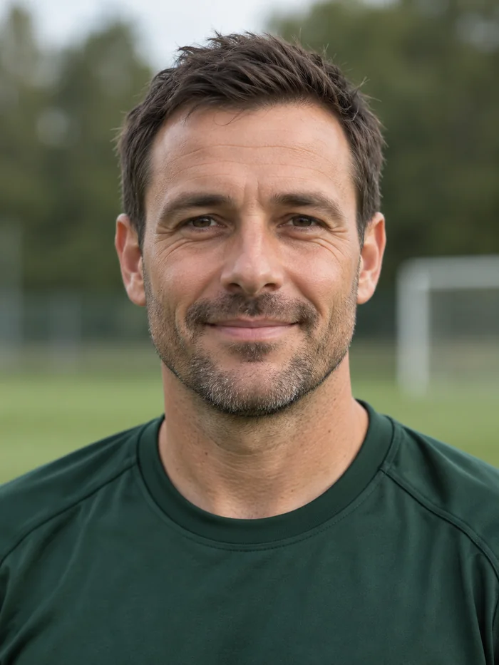 Illustrative close-up portrait for Marcus Bell’s coaching profile