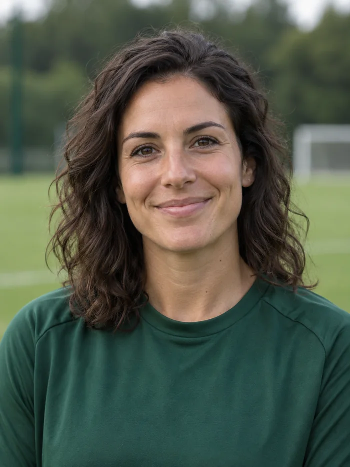 Illustrative close-up portrait for Sofia Marín’s coaching profile